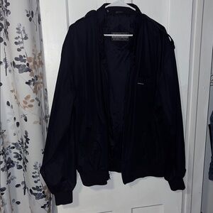 Members Only Navy Windbreaker Jacket